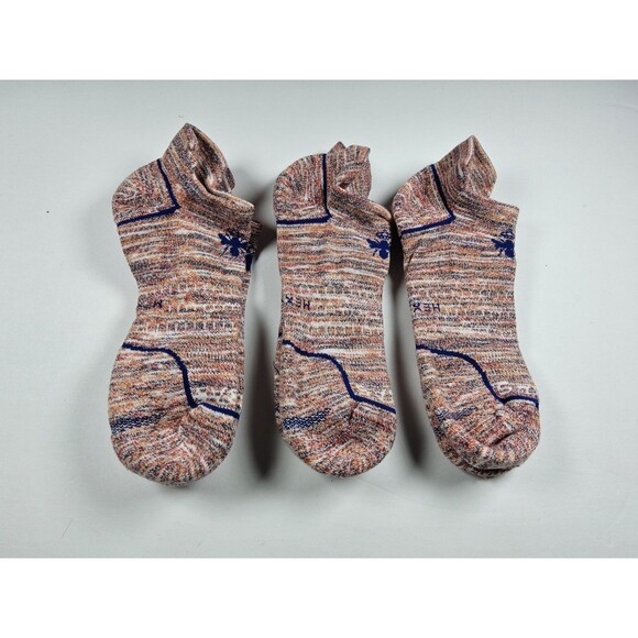 Bombas Hex-Tec Athletic Ankle Socks Lot Of 3 Pairs Size L - Picture 1 of 2